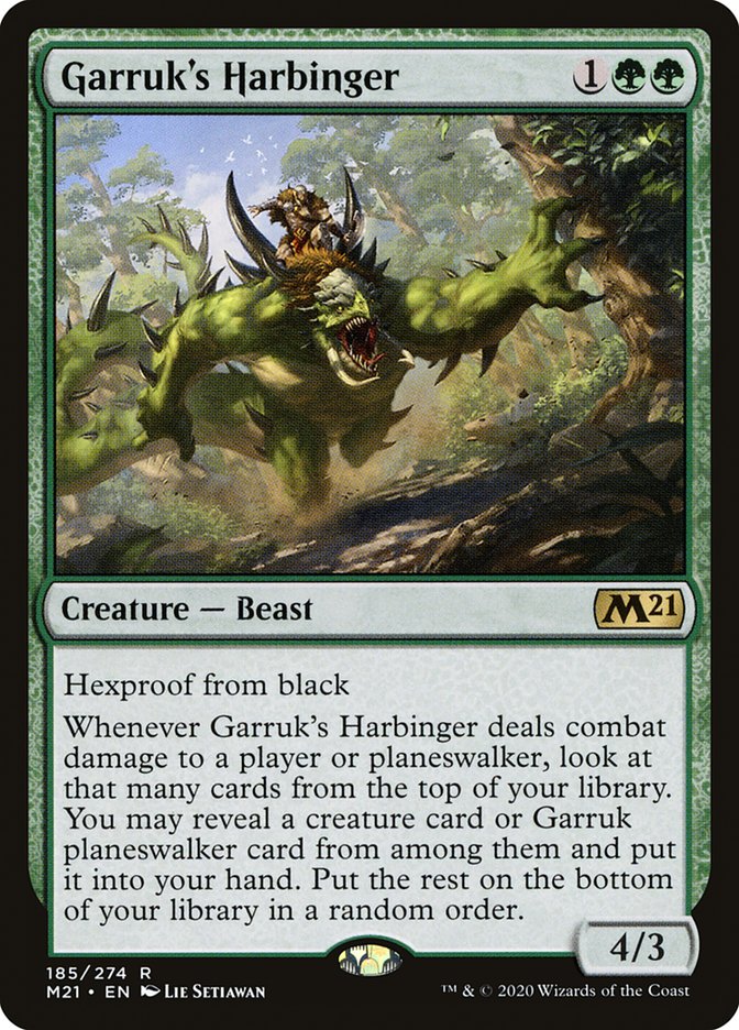 Garruk's Harbinger - Foil