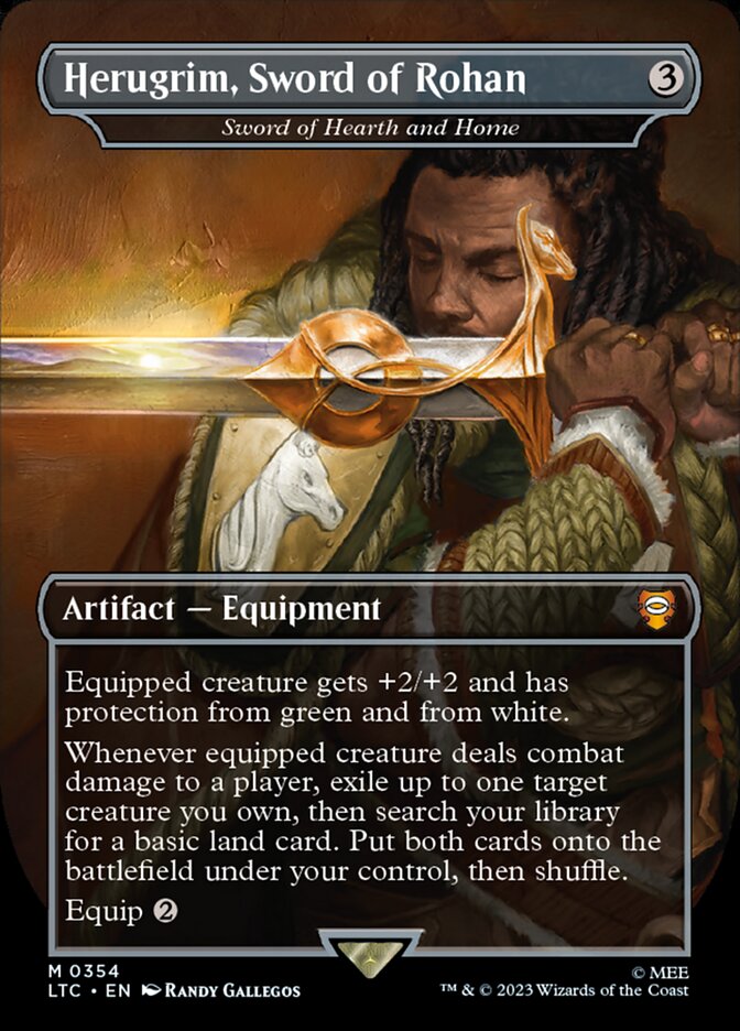Sword of Hearth and Home, Tales Of Middle-Earth Commander Card Art