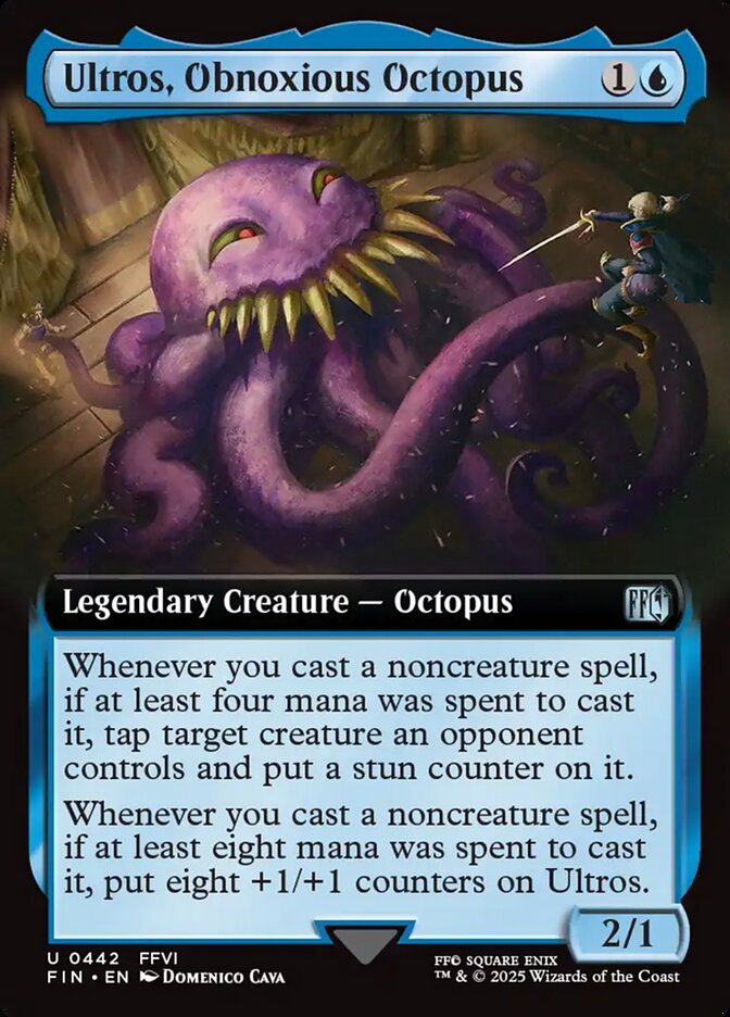 Ultros, Obnoxious Octopus, Final Fantasy Card Art