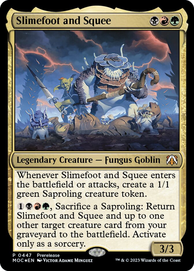Slimefoot and Squee, March Of The Machine Commander Card Art