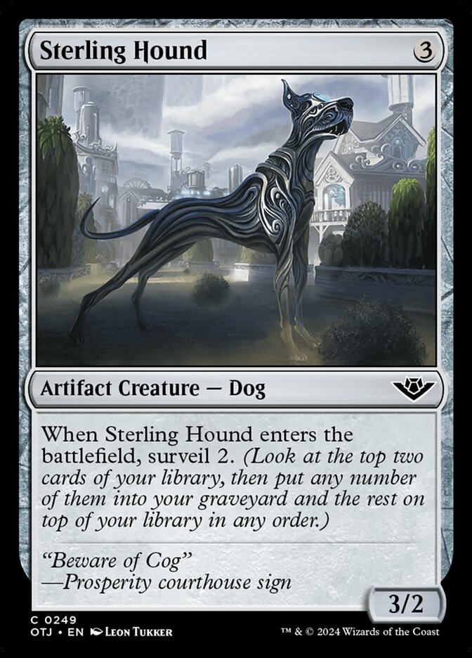 Sterling Hound, Outlaws of thunder junction Card Art