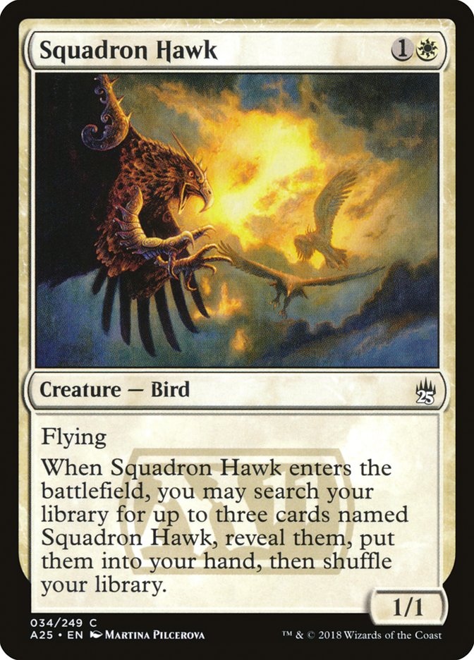 Squadron Hawk, Masters 25 Card Art
