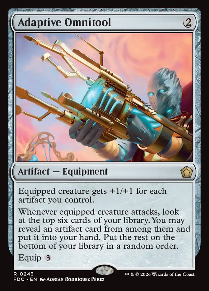 Adaptive Omnitool, Foundations Commander Card Art
