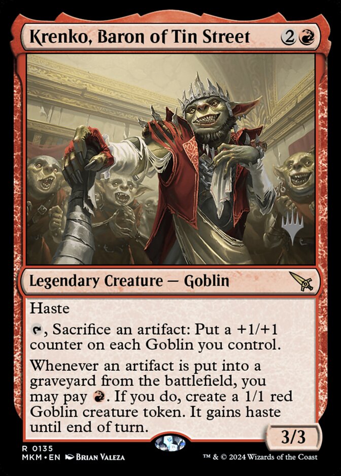Krenko, Baron of Tin Street, Murders at karlov manor promos Card Art