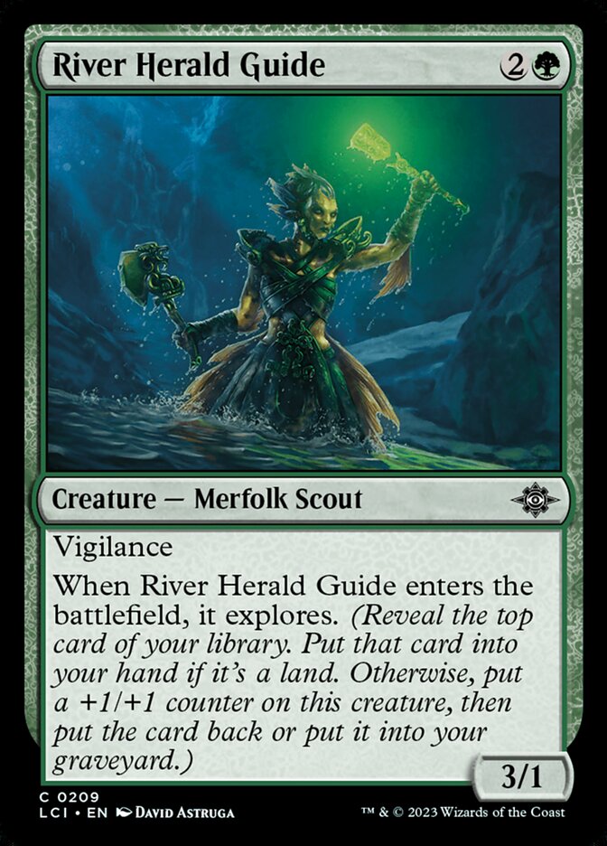 River Herald Guide, The lost caverns of ixalan Card Art