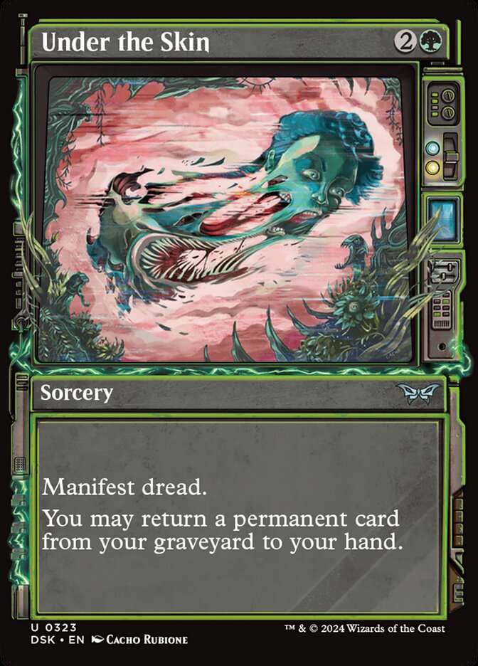 Under the Skin, Duskmourn: House Of Horror Card Art