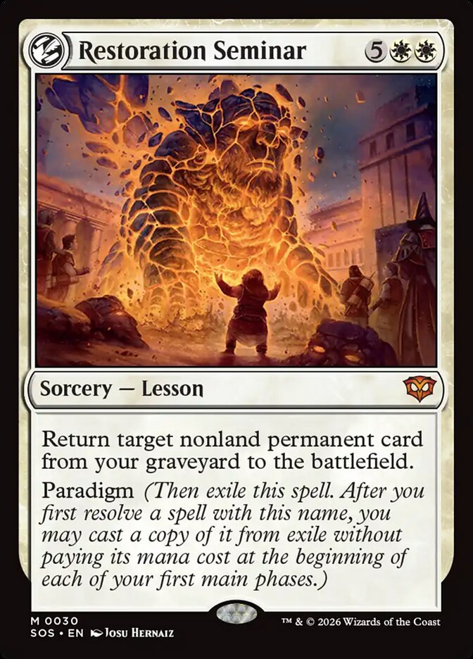 Restoration Seminar, Secrets Of Strixhaven Card Art