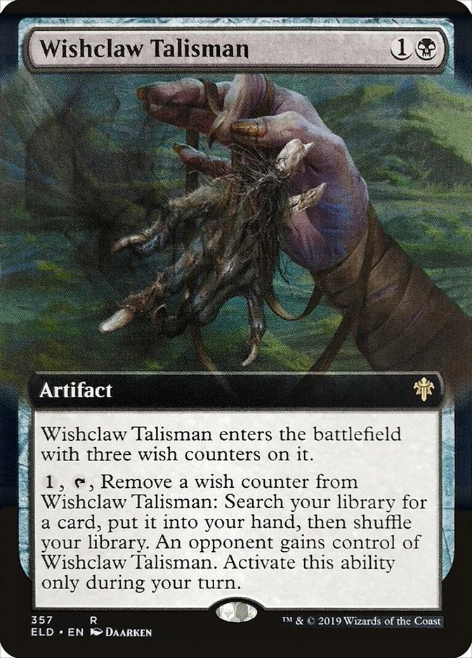 Wishclaw Talisman, Throne of eldraine Card Art