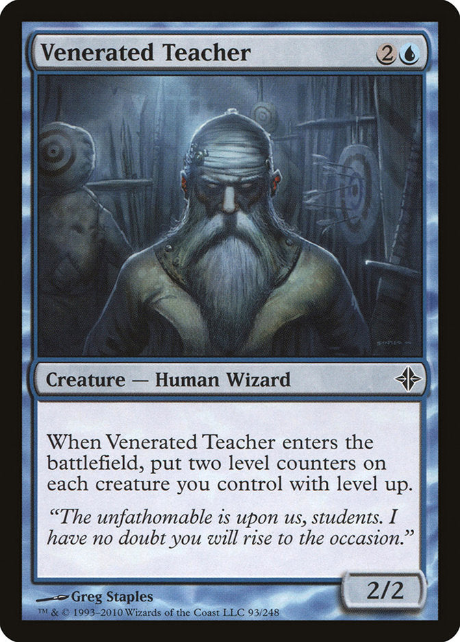 Venerated Teacher, Rise of the eldrazi Card Art