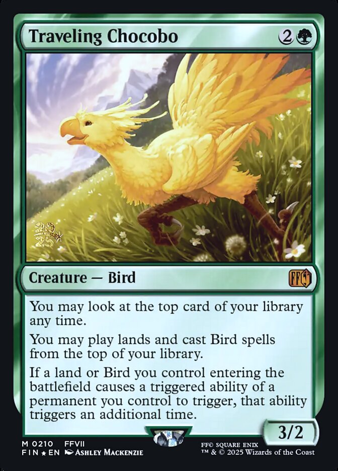 Traveling Chocobo, Final Fantasy Promos Card Art