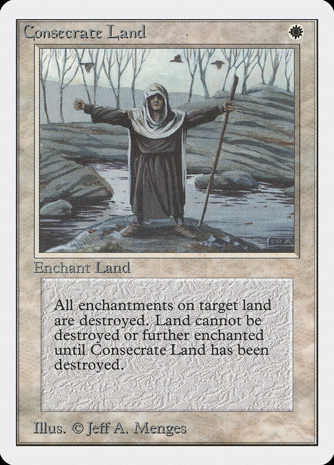Consecrate Land, Unlimited edition Card Art