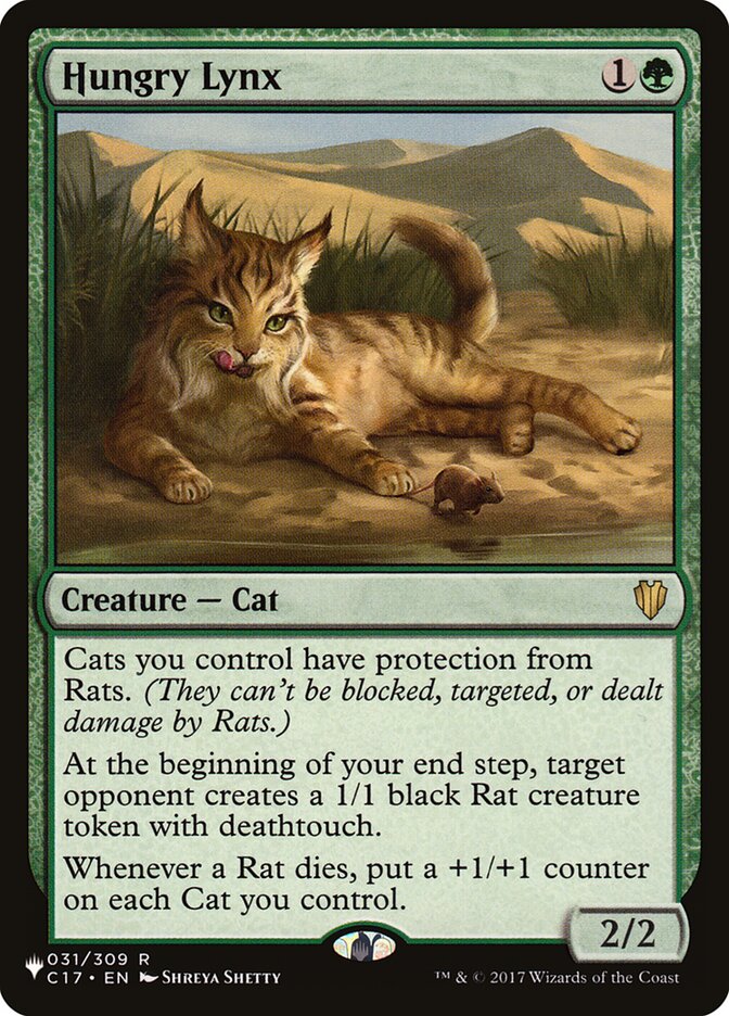 Hungry Lynx, The List Card Art