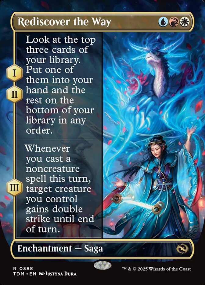 Rediscover the Way, Tarkir: dragonstorm Card Art