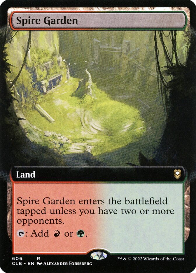 Spire Garden, Commander Legends: Battle For Baldur'S Gate Card Art