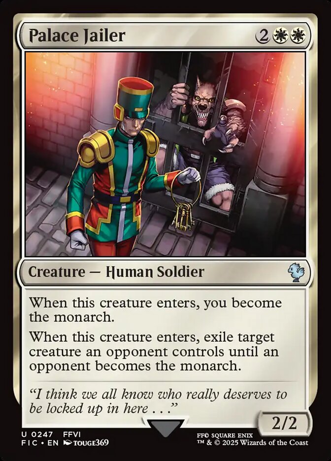 Palace Jailer, Final fantasy commander Card Art