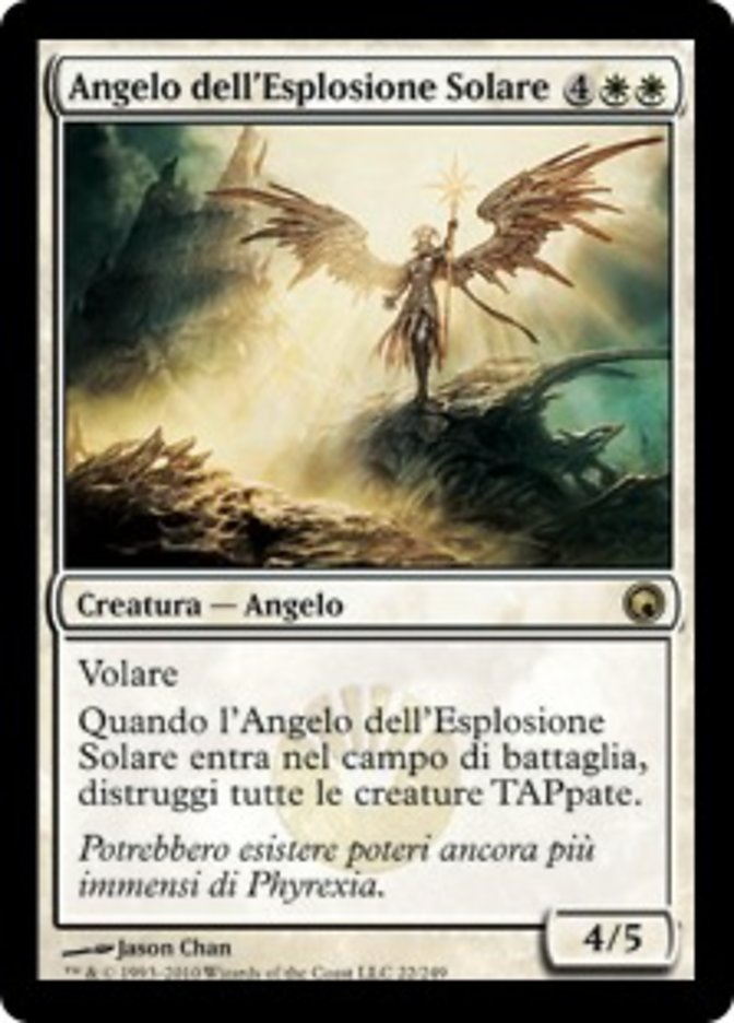 Sunblast Angel, Scars Of Mirrodin Card Art
