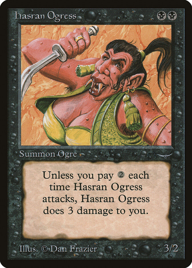 Hasran Ogress, Arabian Nights Card Art