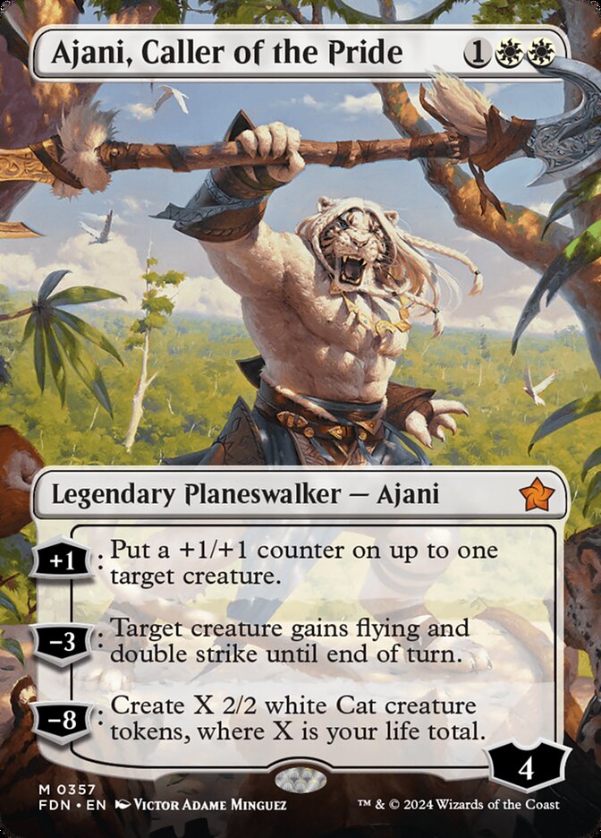 Ajani, Caller of the Pride, Foundations Card Art