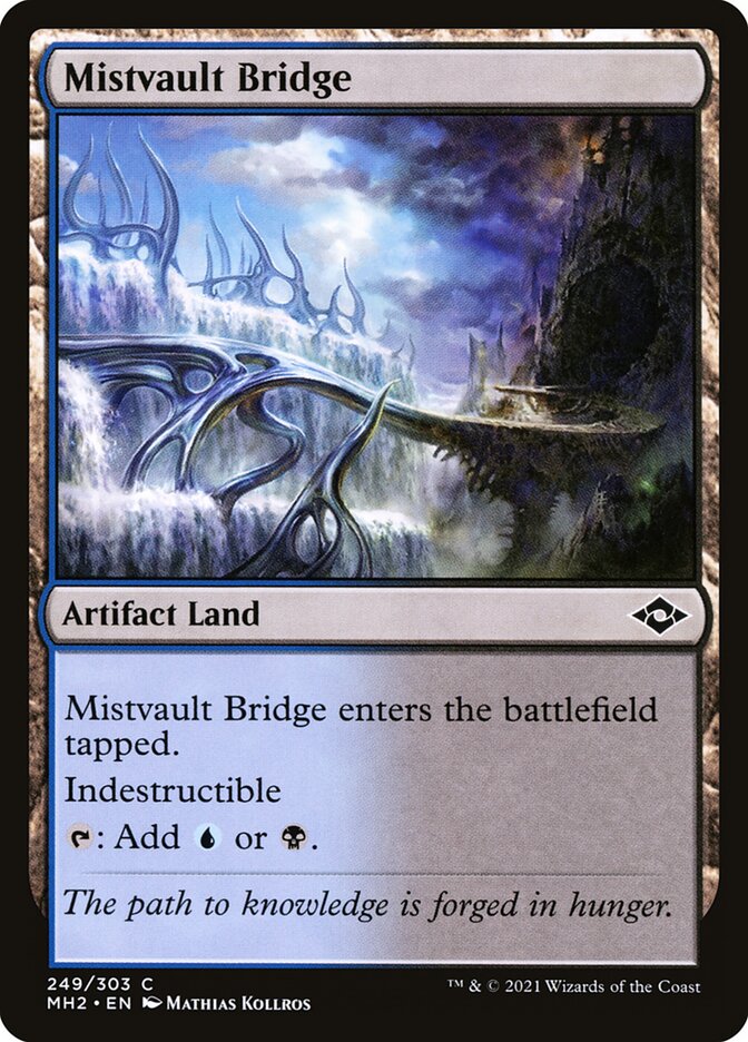 Mistvault Bridge, Modern Horizons 2 Card Art