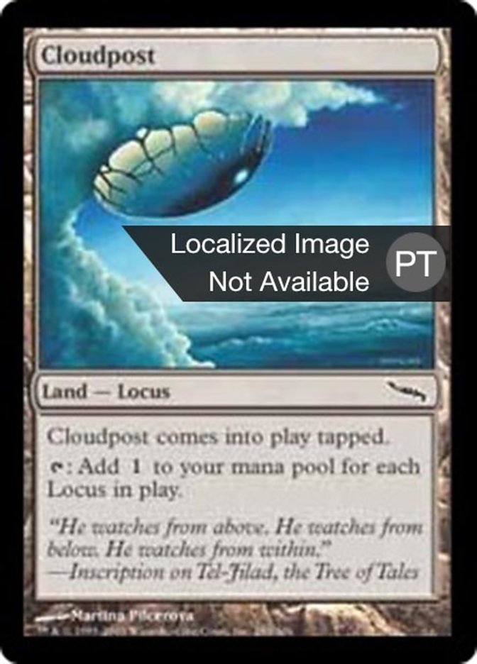 Cloudpost, Mirrodin Card Art