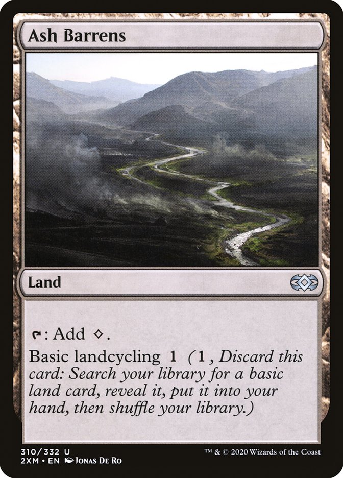 Ash Barrens, Double masters Card Art