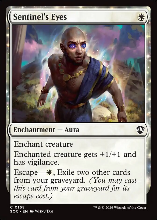 Sentinel's Eyes, Secrets Of Strixhaven Commander Card Art