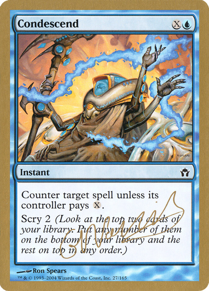 Condescend, World Championship Decks 2004 Card Art