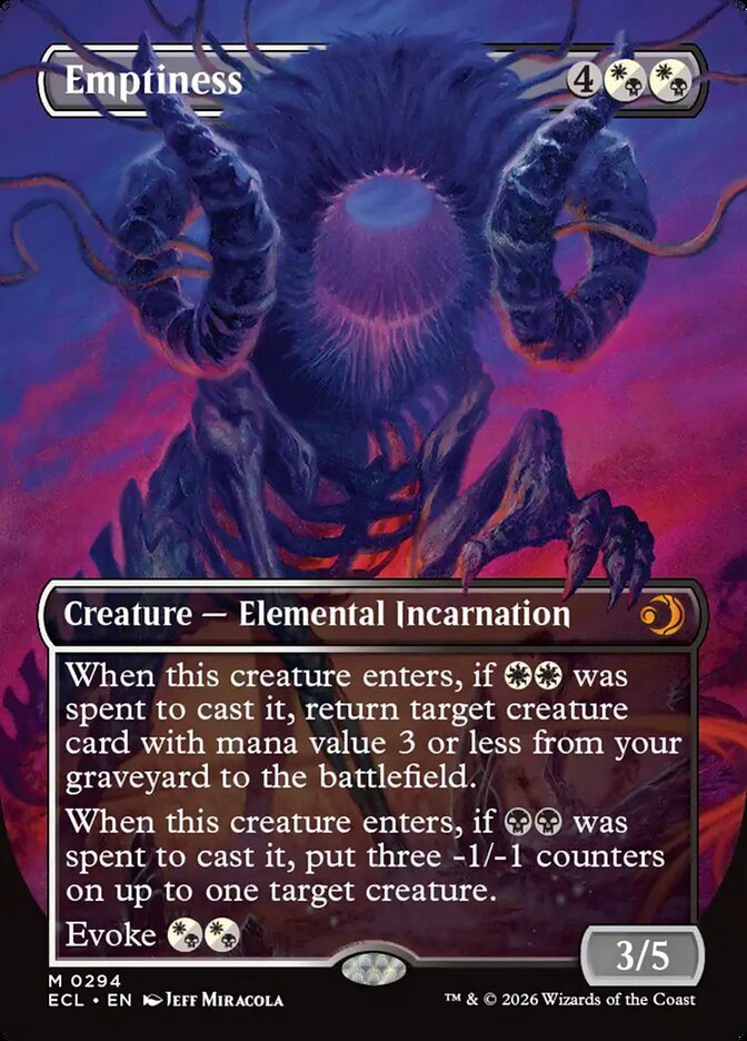 Emptiness, Lorwyn Eclipsed Card Art