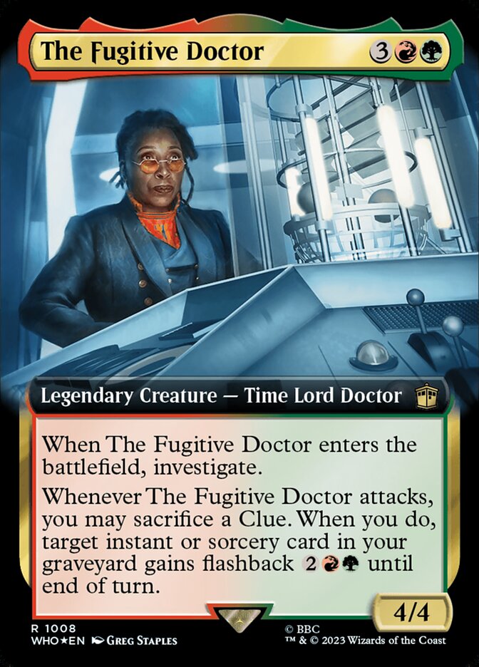 The Fugitive Doctor, Doctor Who Card Art