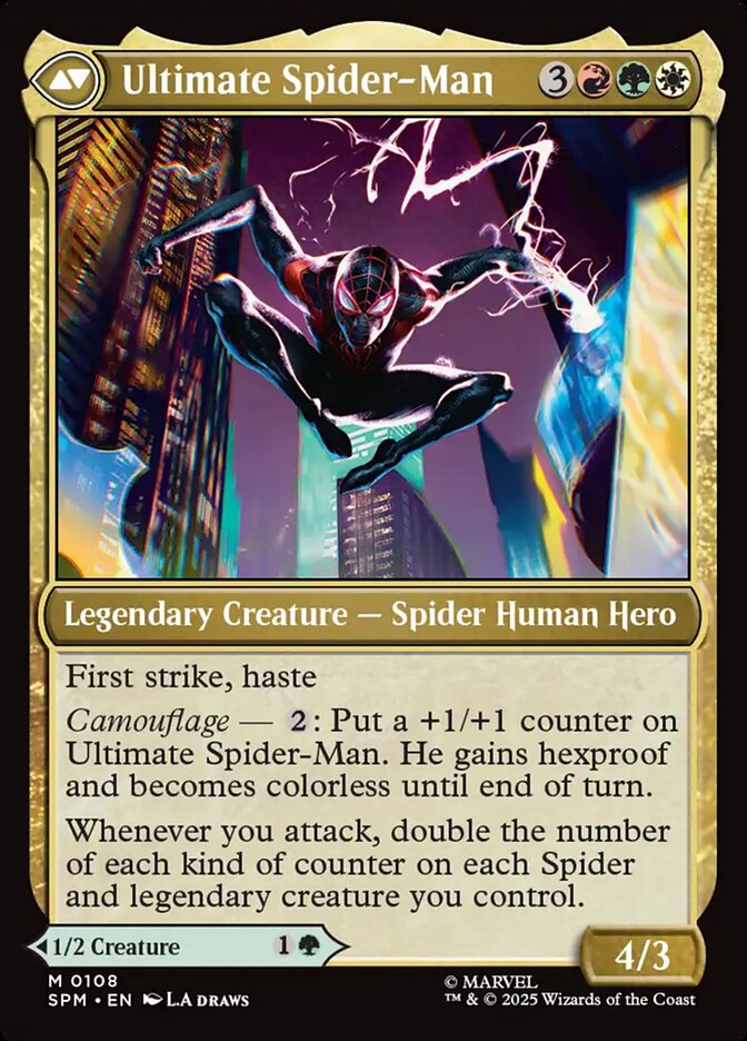 Miles Morales // Ultimate Spider-Man, Marvel'S Spider-Man Card Art