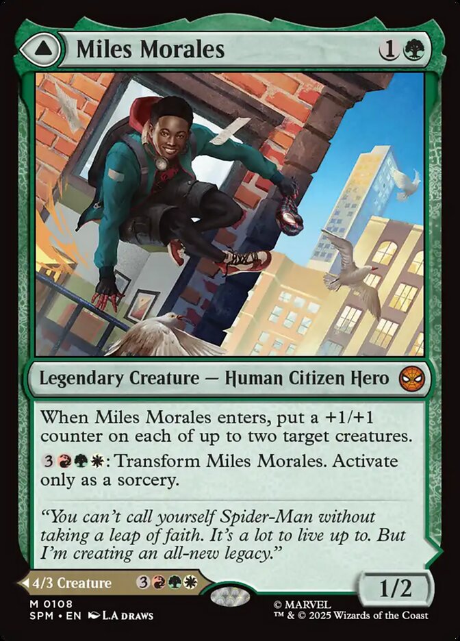 Miles Morales // Ultimate Spider-Man, Marvel'S Spider-Man Card Art