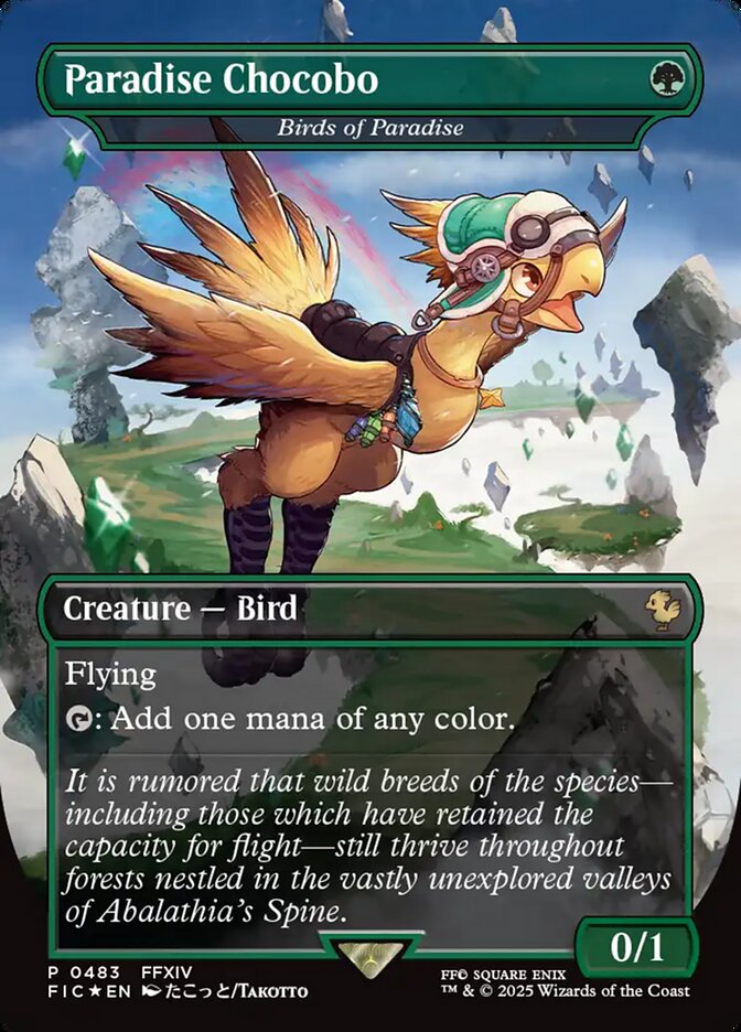 Birds of Paradise, Final Fantasy Commander Card Art