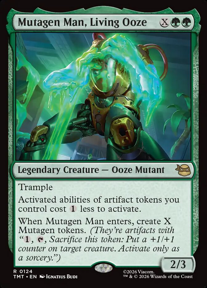 Mutagen Man, Living Ooze, Teenage Mutant Ninja Turtles Card Art