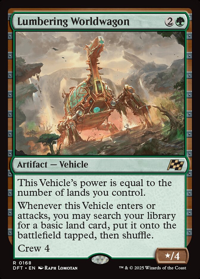 Lumbering Worldwagon, Aetherdrift Card Art
