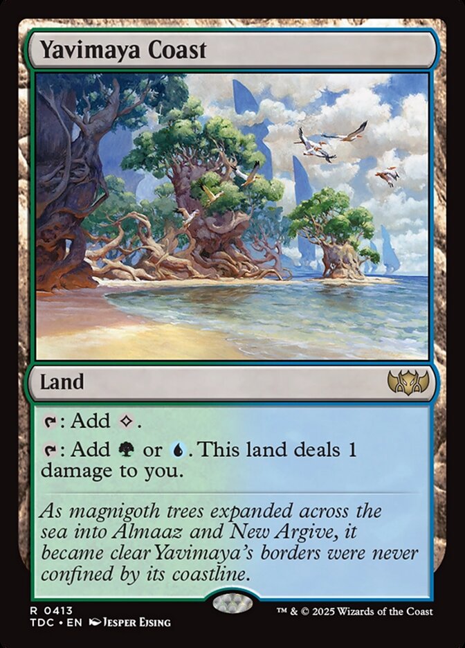 Yavimaya Coast, Tarkir: Dragonstorm Commander Card Art