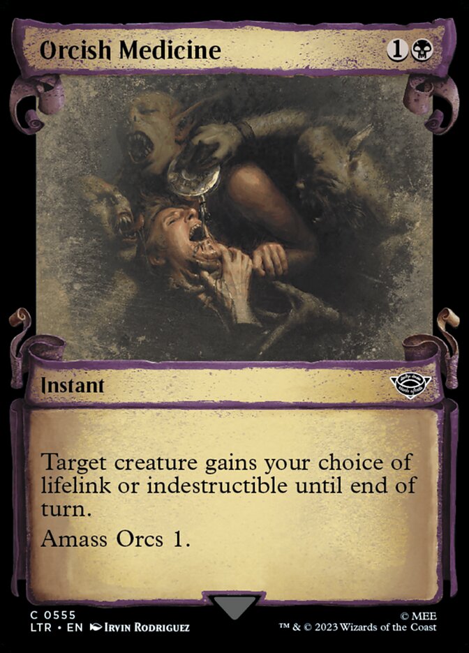 Orcish Medicine, The lord of the rings: tales of middle-earth Card Art