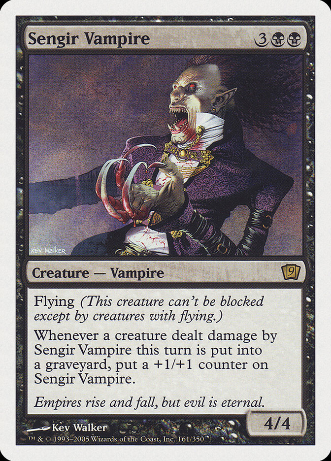 Sengir Vampire, Ninth edition Card Art