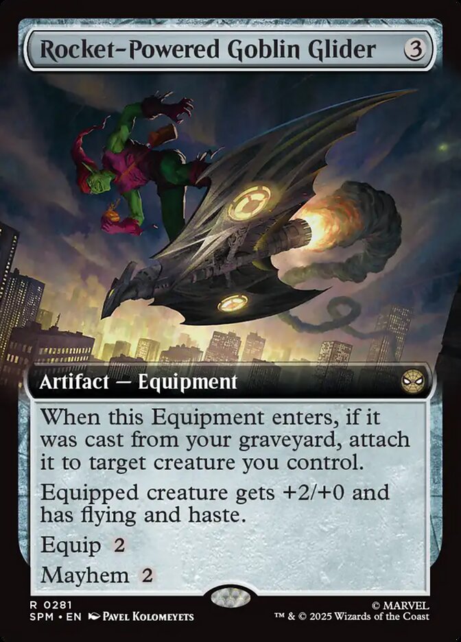 Rocket-Powered Goblin Glider, Marvel&