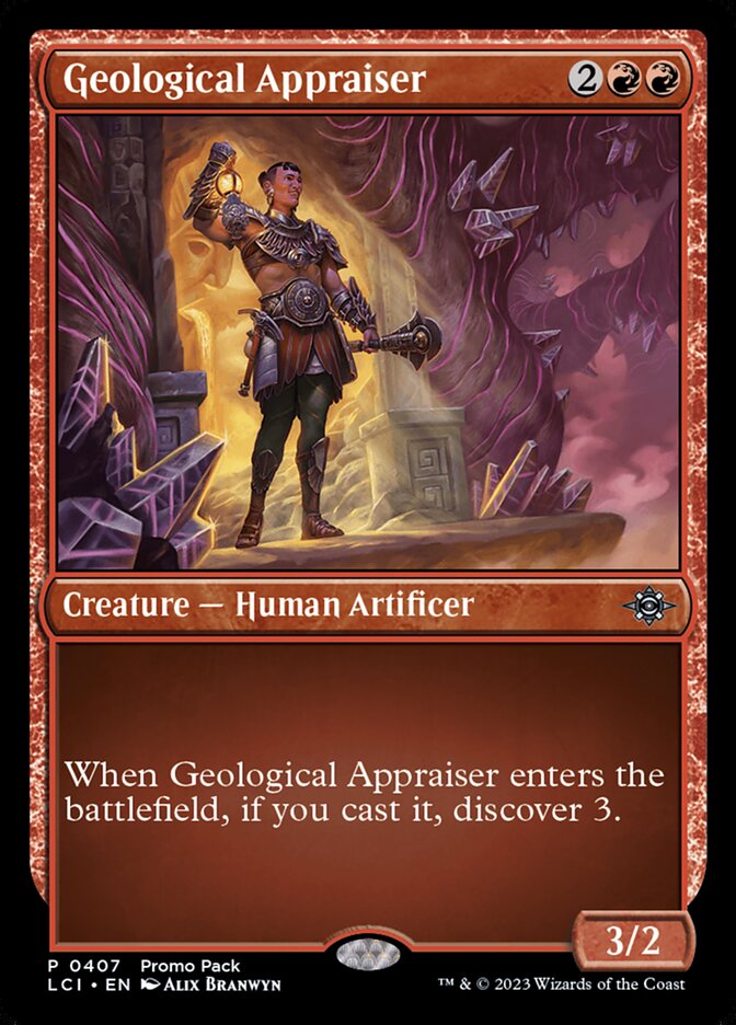 Geological Appraiser, The lost caverns of ixalan Card Art