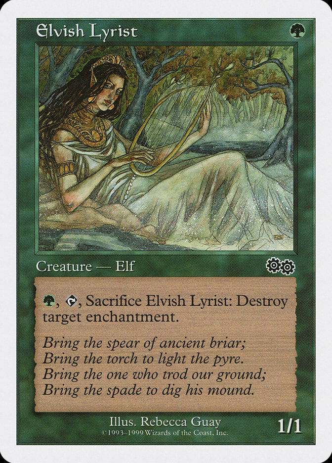 Elvish Lyrist, Battle Royale Box Set Card Art