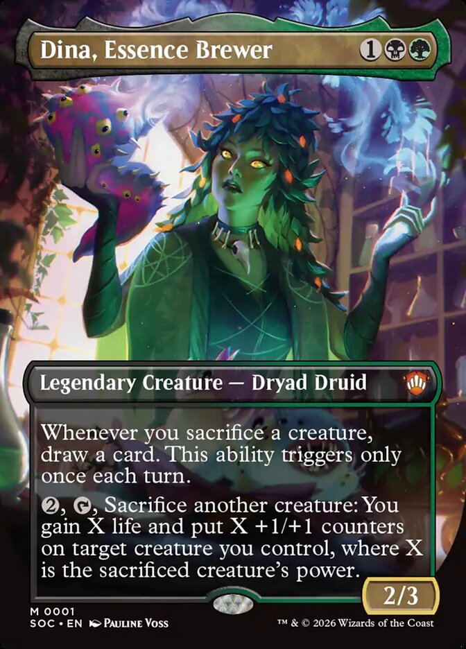 Dina, Essence Brewer, Secrets Of Strixhaven Commander Card Art