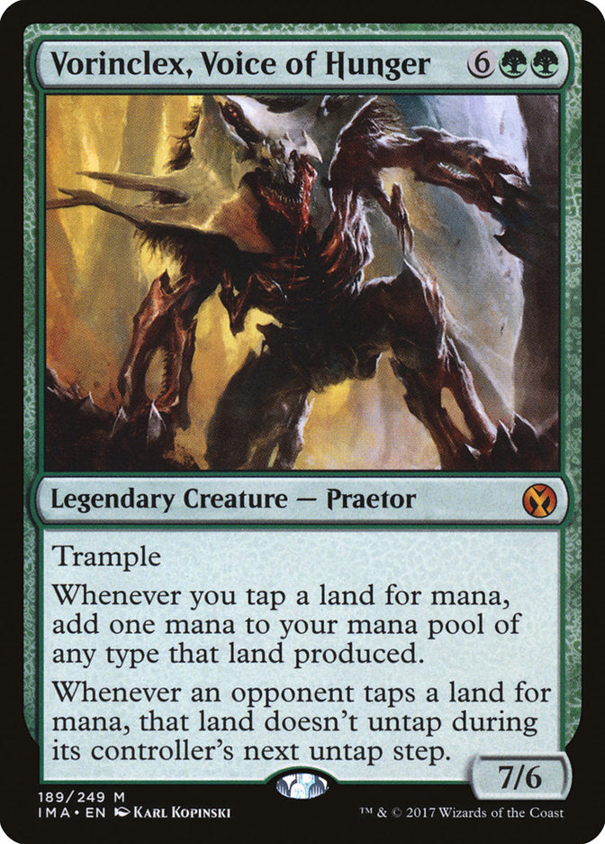 Vorinclex, Voice of Hunger, Iconic Masters Card Art
