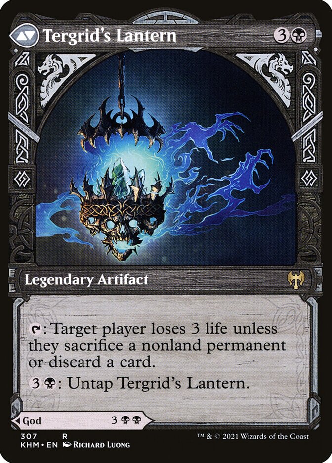 Tergrid, God of Fright // Tergrid's Lantern, Kaldheim Card Art