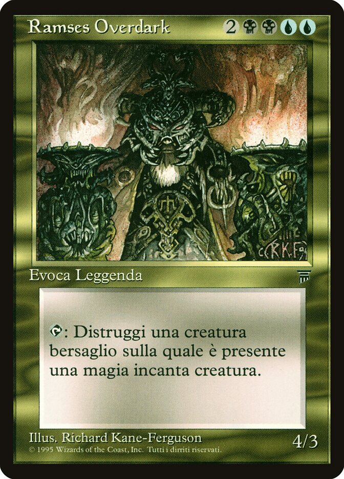 Ramses Overdark, Legends Card Art