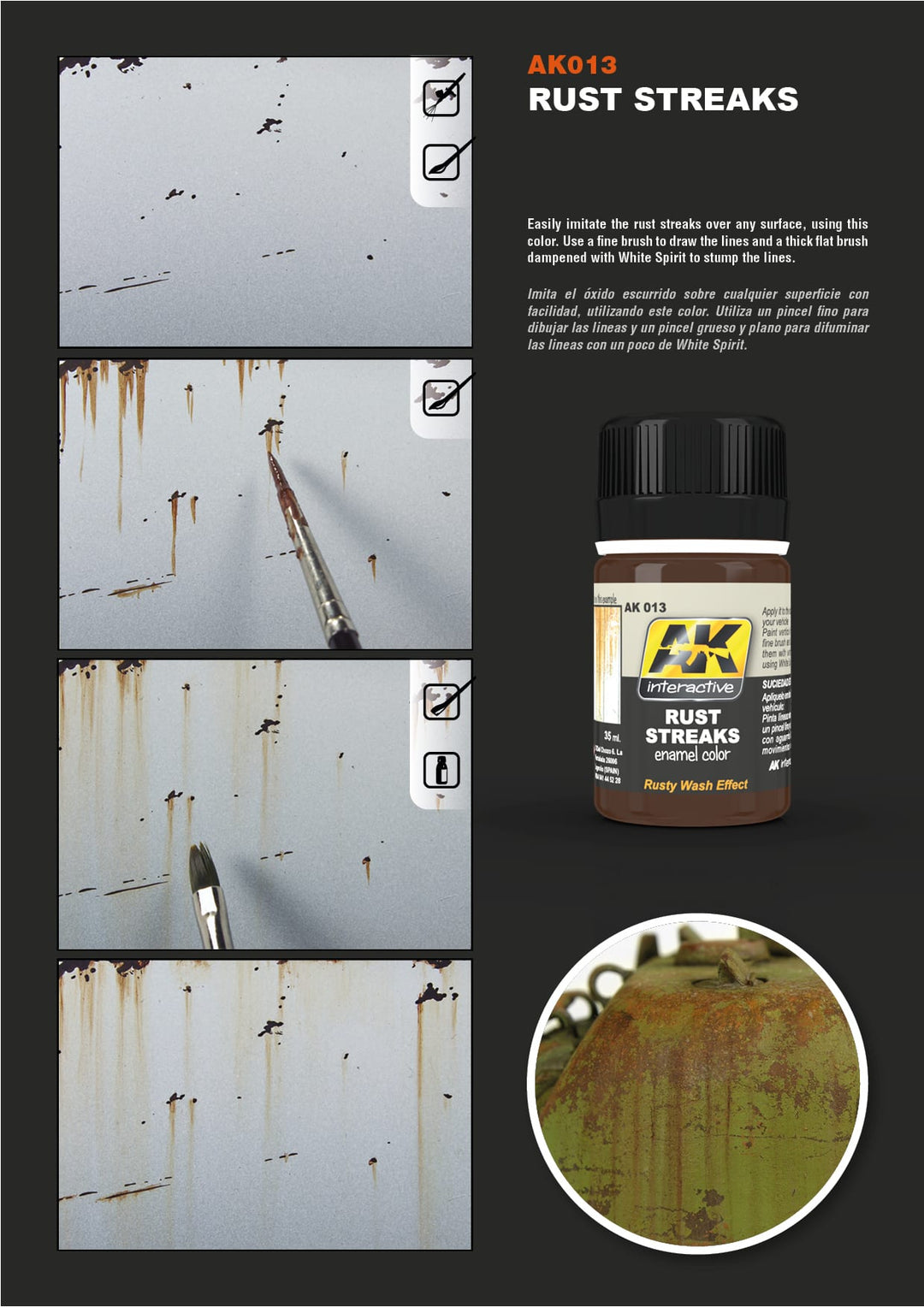 AK Interactive - Rust Streaks - 35ml