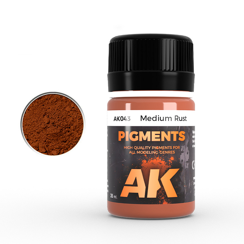 AK Interactive - Pigments - Medium Rust - 35ml