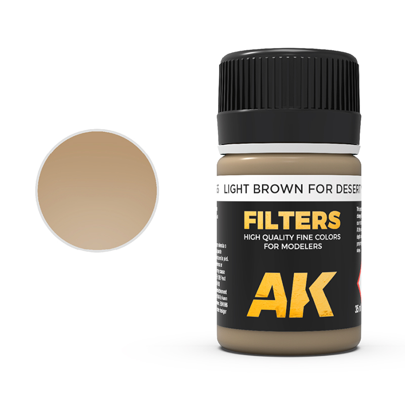 AK Interactive - Filter - Light Brown for Desert Yellow - 35ml