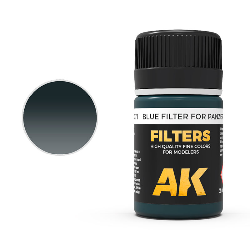 AK Interactive - Filter - Blue for Panzer Grey - 35ml