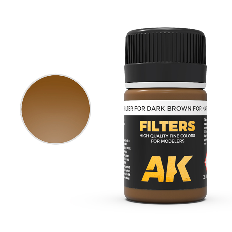AK Interactive - Filter - Dark Brown for NATO & Green - 35ml