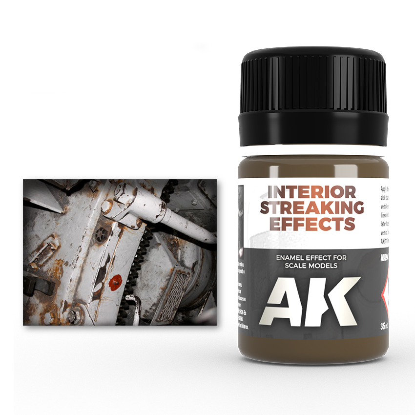 AK Interactive - Streaking - Grime for Interiors - 35ml